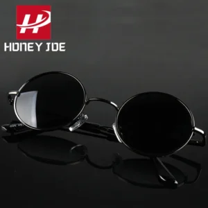 Retro Vintage  Black Lens Eyewear Driving UV400